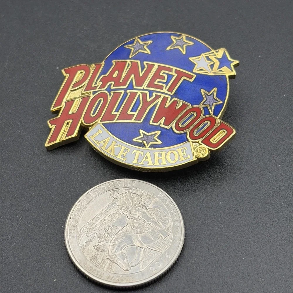 Planet Hollywood Logo Lake Tahoe‎ Lapel Hat Pin